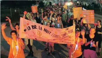  ?? —photo Vicky Charbonnea­u ?? was held last Wednesday, September 20, in Casselman. In total, some 117 people took part in this an annual community event aimed at raising awareness about violence against women, especially sexual assault.