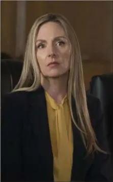  ??  ?? Hope Davis appears in “For the People,” which airs on ABC