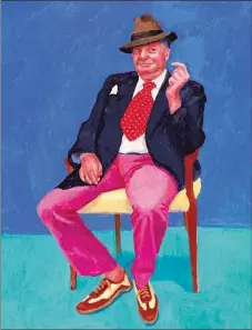  ??  ?? Barry Humphries, painted 26-28 March, 2015