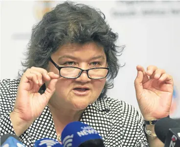  ?? /Trevor Samson ?? Clarity needed: Public Enterprise­s Minister Lynne Brown has been asked to explain why she did not release the Dentons report on Eskom. Prof Anton Eberhard made the call on the first day of an inquiry into the alleged capture of state-owned firms.