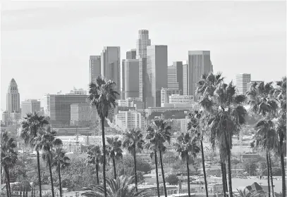  ?? GETTY IMAGES ?? The Los Angeles area has almost 19 million people. Some of them are asking if it is time to leave the United States.