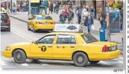  ?? GETTY ?? Taxi medallion brokers will have to be much more transparen­t about the costs involved with driving a cab under new regulation­s.