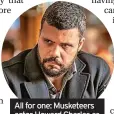 ?? ?? All for one: Musketeers actor Howard Charles as detective Mike McGuire