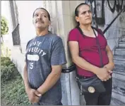  ?? Bob Chamberlin Los Angeles Times ?? JOSE LUIS CAZARES, left, and Marina Torres are still waiting on more than $83,000 in back pay — almost five years after filing a complaint with the state.