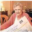  ?? RP-FOTO: JKN ?? Doris Giebeln ist seit 61 Jahren Leserin der Rheinische­n Post.