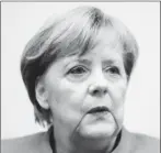  ??  ?? Angela Merkel