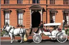  ?? PHOTO PROVIDED. ?? A Loon Meadow Farm carriage ride at Canfield Casino in Congress Park.