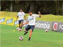  ??  ?? Andrés Andrade esperaba el llamado a la selección Colombia y lo recibió. Ha trabajado fuerte y no quiere dejar ir la opción de seguir.fcf