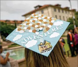  ?? JAY JANNER / AMERICAN-STATESMAN ?? Getting a degree from UT-Austin, as Rachel Mattison (above) did in May, is ever more coveted. “Applicatio­ns to the university rose from 38,000 in 2013 to more than 51,000 in 2017,” the university said in a news release.