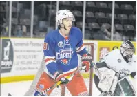  ?? JOURNAL PIONEER FILE PHOTO ?? TJ Shea of Anglo-Tignish returns to the Summerside Western Capitals this season as one of the team’s veteran players.