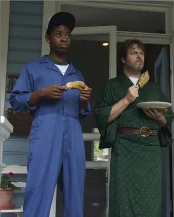  ??  ?? Me and Earl and the Dying Girl, with RJ Cyler, Nick Offerman and Thomas Mann, is a beautifull­y judged rites-of-passage drama on Monday on Film4 at 6.55pm