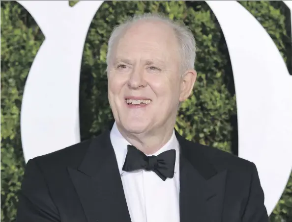  ?? GETTY IMAGES/FILES ?? John Lithgow stars in Beatriz at Dinner, a dramedy in which he portrays a more accomplish­ed, more intelligen­t Trumpian type.