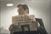  ?? Glen Wilson Amazon Content Services ?? JAVIER BARDEM as Arnaz, who helped Ball fight accusation­s of Communism, in “Being the Ricardos.”