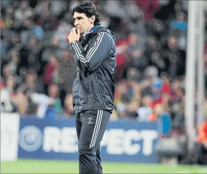  ?? FOTO: PEP MORATAA ?? Aitor Karanka, en una imagen de archivo del Clásico de la vuelta de ‘semis’ de la Champions 2010-11 en el Camp Nou