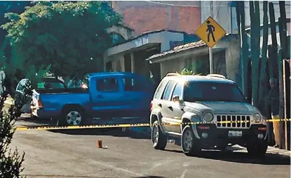  ?? ESPECIAL ?? La zona en la que fueron ultimados un padre y su hijo en el municipio queretano de La Corregidor­a.