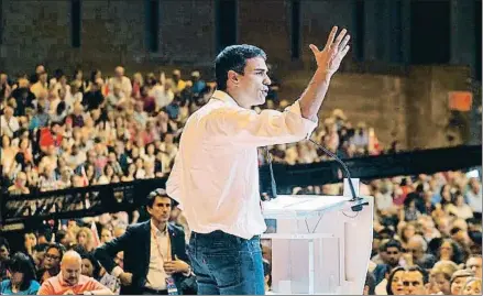  ?? EMILIA GUTIÉRREZ ?? El secretario general del PSOE, Pedro Sánchez, en el pasado congreso socialista