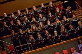  ??  ?? Le choeur finlandais Grex musicus se produit demain à l’église Saint-Charles. Sa couleur sonore est présentée comme « inimitable ». (DR)