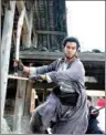  ?? PROVIDED TO CHINA DAILY ?? Eddie Peng plays a main role in the new martial arts film CallofHero­es.