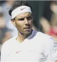  ??  ?? Rafael Nadal: Narrow defeat.