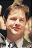  ??  ?? SURVEILLAN­CE STATE: Nick Clegg raised concerns on the issue in 2007.