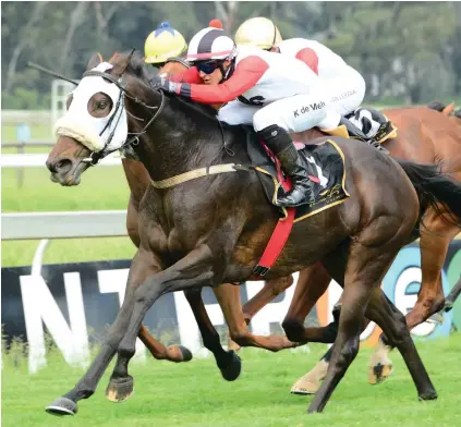  ?? Picture: JCPhotogra­phics ?? SUITED: Doosra has won three times and been placed three times in six races over this distance and looks like winning Race 6 at the Vaal tomorrow.