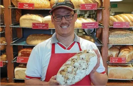  ?? Photo: Contribute­d ?? NEW OWNER: Matthew Hart has taken over the Brumby's Bakery at Westridge to go with his current shop in Highfields.