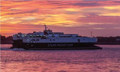  ?? Photograph: Paul Greenwood/Alamy ?? The Isle of Man government decided ferry workers based on the island did not have to go into self-isolation when returning home from a shift.