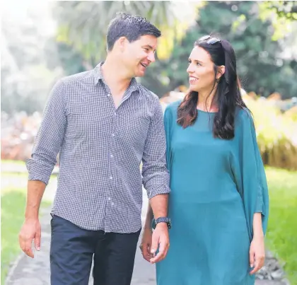  ?? Picture / Doug Sherring ?? Prime Minister Jacinda Ardern and her partner Clarke Gayford are expecting a baby in June.