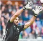  ?? AFP-Yonhap ?? Juventus’ Italian goalkeeper Gianluigi Buffon warms up prior to the Italian Serie A football match Sampdoria versus Juventus at the Luigi Ferraris stadium in Genova, on March 19.