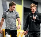  ??  ?? Beauden Barrett or Damian McKenzie? Richie Mo’unga, anyone?