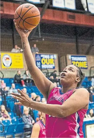  ?? JARRON CHILDS THE CANADIAN PRESS ?? Leashja Grant went into a “dark hole” when she was unable to keep playing at Texas Tech.