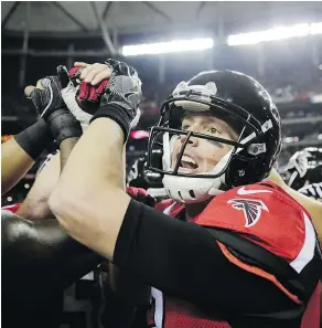  ?? — AP FILES ?? The Seattle Seahawks are going to have their hands full with Atlanta Falcons quarterbac­k Matt Ryan, a leading MVP candidate who led all NFL quarterbac­ks in efficiency rating this year.