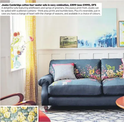  ??  ?? Designers Guild The Rose wallpaper, PJD6002/05, £71 per roll; wrought iron and brass bed Co Lily iron day bed frame – single – black, £795 (furnishing­s from a selection), John Lewis