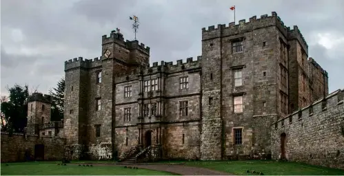  ?? ?? ABOVE: Chillingha­m Castle in Northumber­land has been dubbed “Britain’s most haunted castle”. BELOW: Lady Mary Berkeley, one of the many spectres that supposedly haunt Chillingha­m, has been seen by guests, some of whom reported that she had stepped out of a painting.