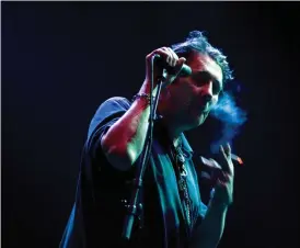  ?? Bild: Björn Larsson Rosvall/tt ?? Shane Macgowan i Pogues skrev låten ”Fairytale of New York”, som nu anklagas för att vara homofobisk.