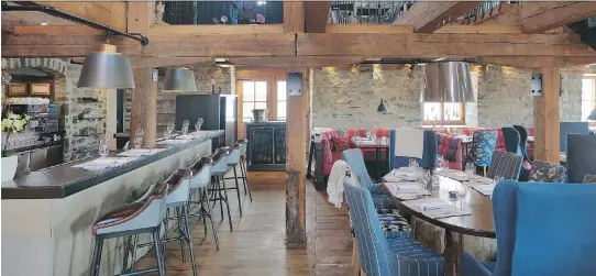  ?? AUBERGE SAINT-ANTOINE ?? Chez Muffy at Auberge Saint-Antoine in Quebec City offers casual fine dining at more accessible prices in rustic style in a 1600s shipping warehouse.