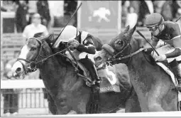  ?? COADY PHOTOGRAPH­Y ?? Fancy Dress Party, trained by Ben Colebrook, wins the Grade 3 Beaumont in April at Keeneland.