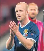  ?? Picture: SNS Group. ?? Steven Naismith scored on his Scotland return.