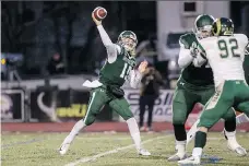  ?? LIAM RICHARDS/FILES ?? Fifth-year U off S Huskies quarterbac­k Kyle Siemens hopes to extend his career another game with a victory in Calgary.