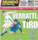  ??  ?? El 14 de marzo, MD ya informó del interés del Barça en fichar a Marco Verratti.