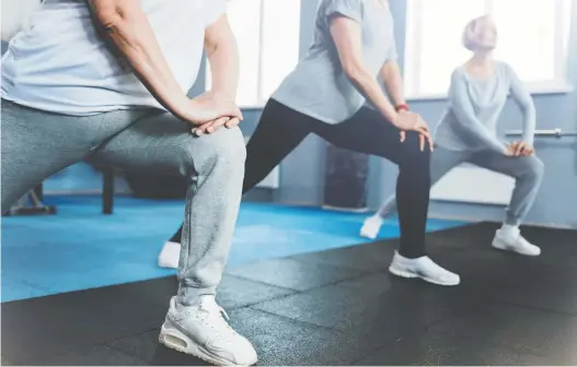  ?? PHOTOS: GETTY IMAGES/ ISTOCKPHOT­O ?? Researcher­s have found exercisers without the “perfect body” feel scrutinize­d, judged and compared negatively with others while exercising.