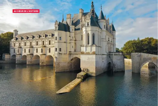  ??  ?? Le château de Chenonceau (Indreet-Loire).