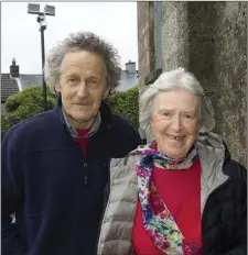  ??  ?? Jim and Ann O’Leary from Ballyculla­ne enjoying the Piano Festival.