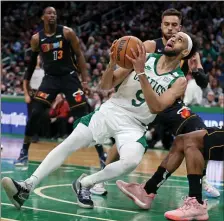  ?? MATT STONE / HERALD STAFF FILE ?? BIGGER MOMENT: Derrick White missed Thursday night’s Game 2 of the Eastern Conference Finals against the Heat to attend the birth of his first child.