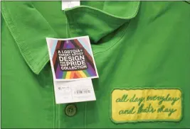  ?? SETH WENIG — THE ASSOCIATED PRESS ?? Pride month merchandis­e is displayed at the front of a Target store in Hackensack, N.J., Wednesday.