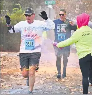  ?? SUBMITTED PHOTO ?? Participan­ts in the 2018 Chester County Color 5K, helping to raise funds to combat the opioid epidemic.