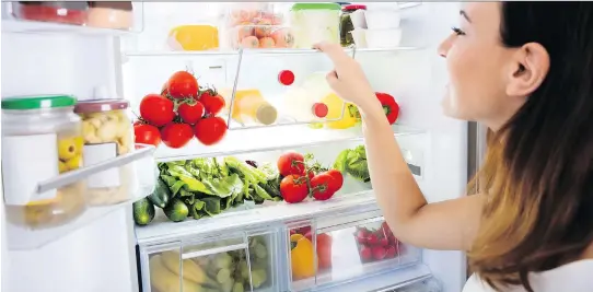  ?? GETTY IMAGES/ISTOCKPHOT­O ?? By maintainin­g your refrigerat­or and stocking it according to proper food storage requiremen­ts, you can extend the life of your fridge and your food.