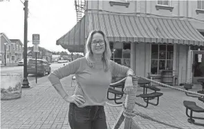  ?? JULIE VENNITTI BOTOS/CANTON REPOSITORY ?? The Barrel Room on Canal in Canal Fulton is usually closed on Mondays. But owner Keri Sullivan is planning to open for the solar eclipse on April 8.