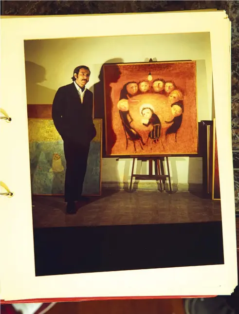  ??  ?? Alaeddin Aksoy 1967’de Paris Gençlik Bienali’nde.