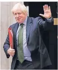  ?? FOTO: DPA ?? Boris Johnson predigt nationales Selbstbewu­sstsein.